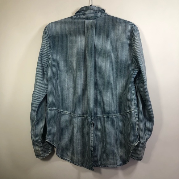 Cloth & Stone Anthropologie Striped Distressed Top - Picture 3 of 3